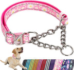 ONEFOJOJO comfort training dog collar showing proper two finger fit