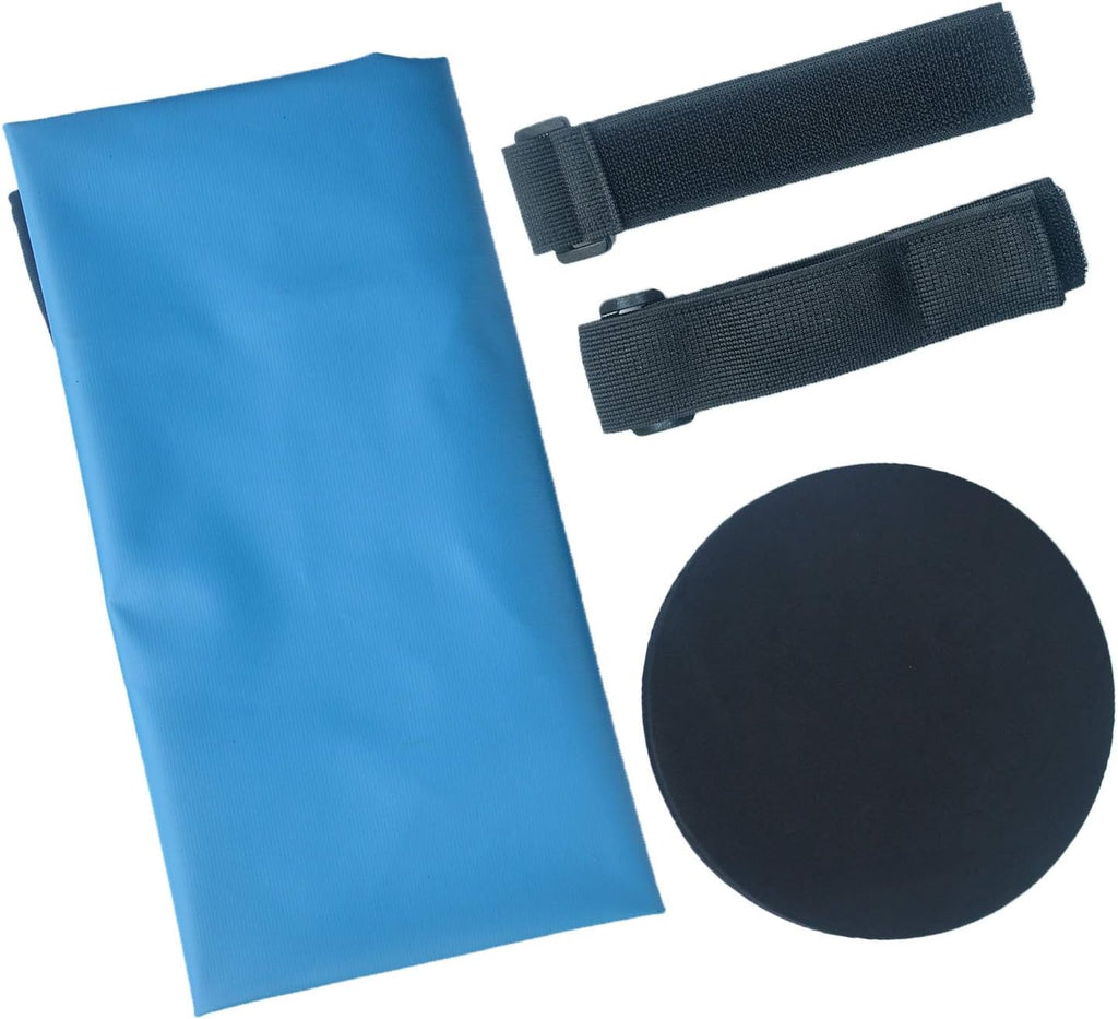 Waterproof equine icing bag detailing the three point fastening closure system