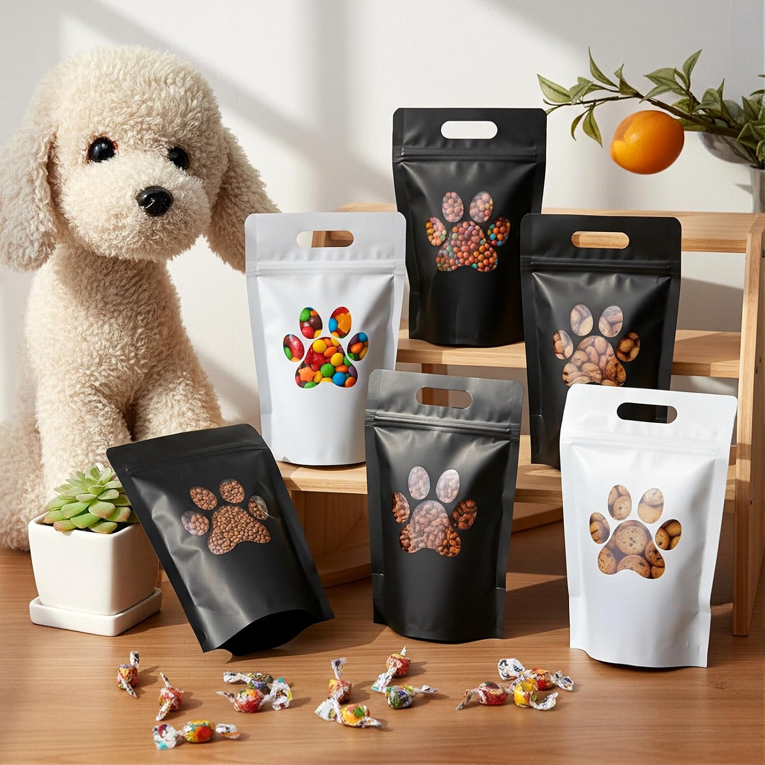 Gersoniel 5.5 x 8.6 inch treat bags for party favors