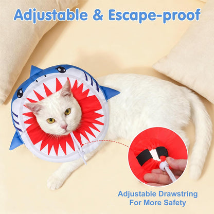 Beautyzoo small dog and kitten anti lick recovery circle collar
