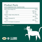 Plant derived omega fatty acid supplement for pet joint health and mobility.