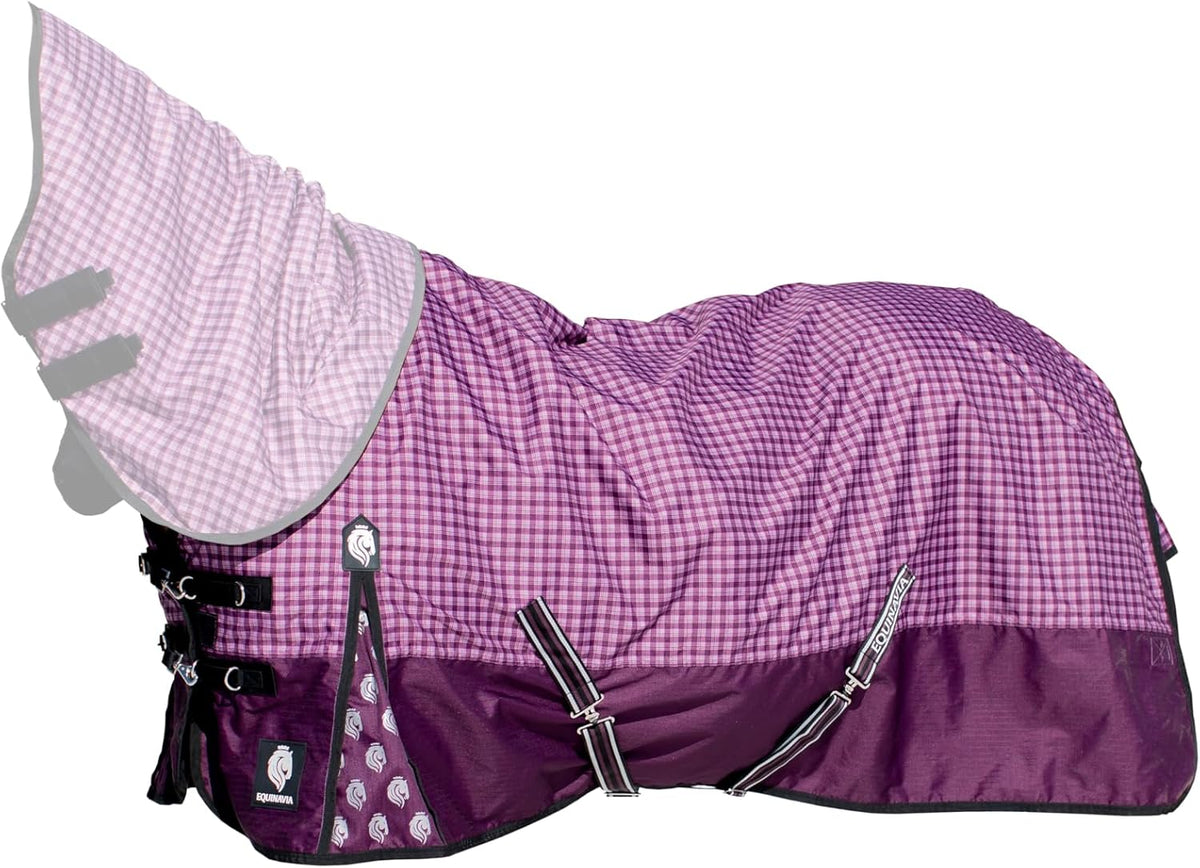 Equinavia Norse 200g Medium Weight Horse Blanket | Waterproof Winter Turnout - Black - 66 in - Black - 69 in - Image 11