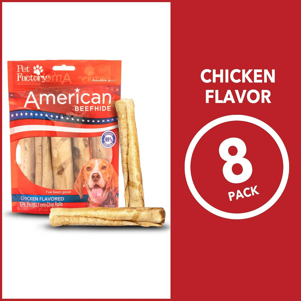 Pet Factory ninety nine percent digestible dog chip rolls
