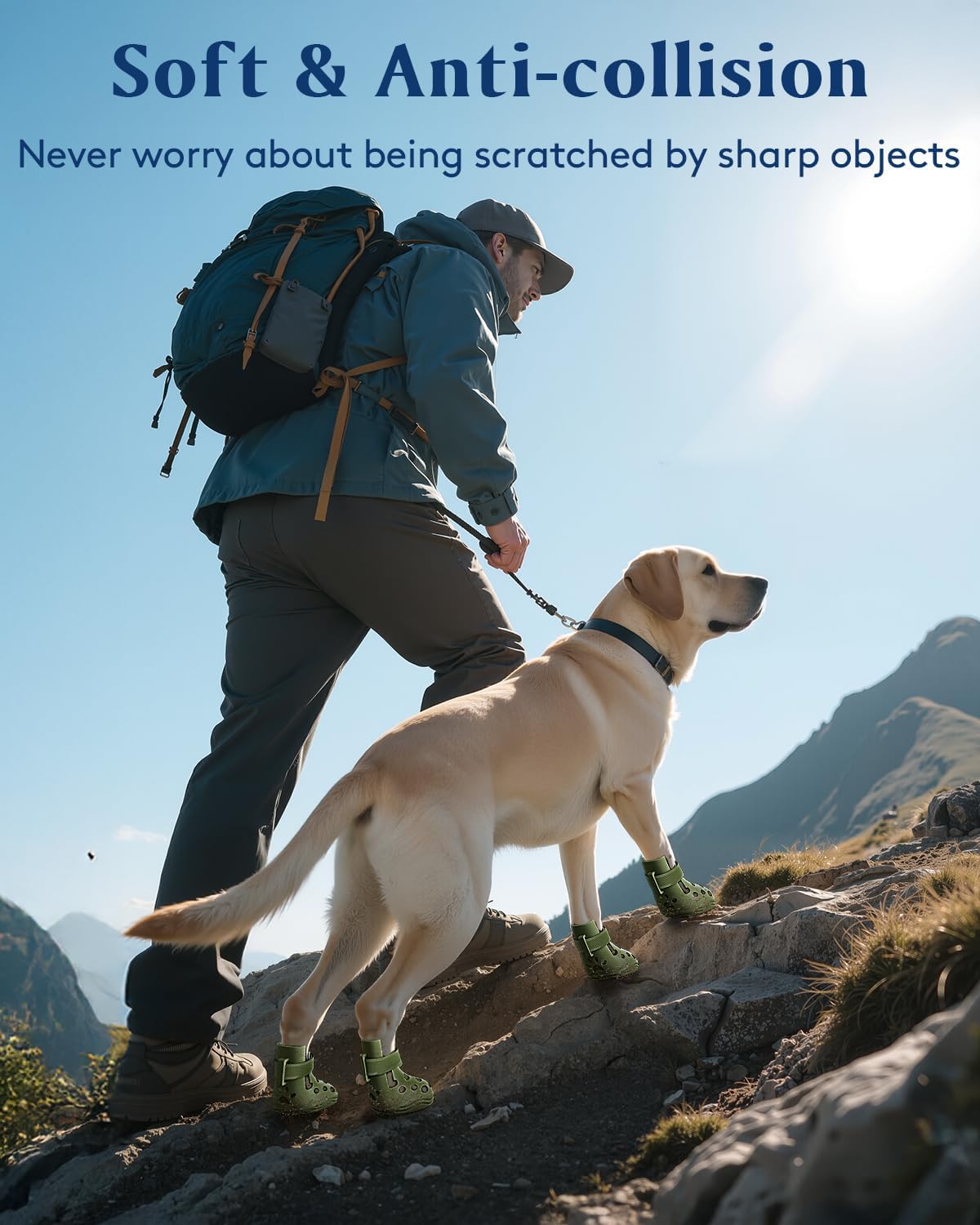 Easy on and off demonstration of Solowinner pet boots