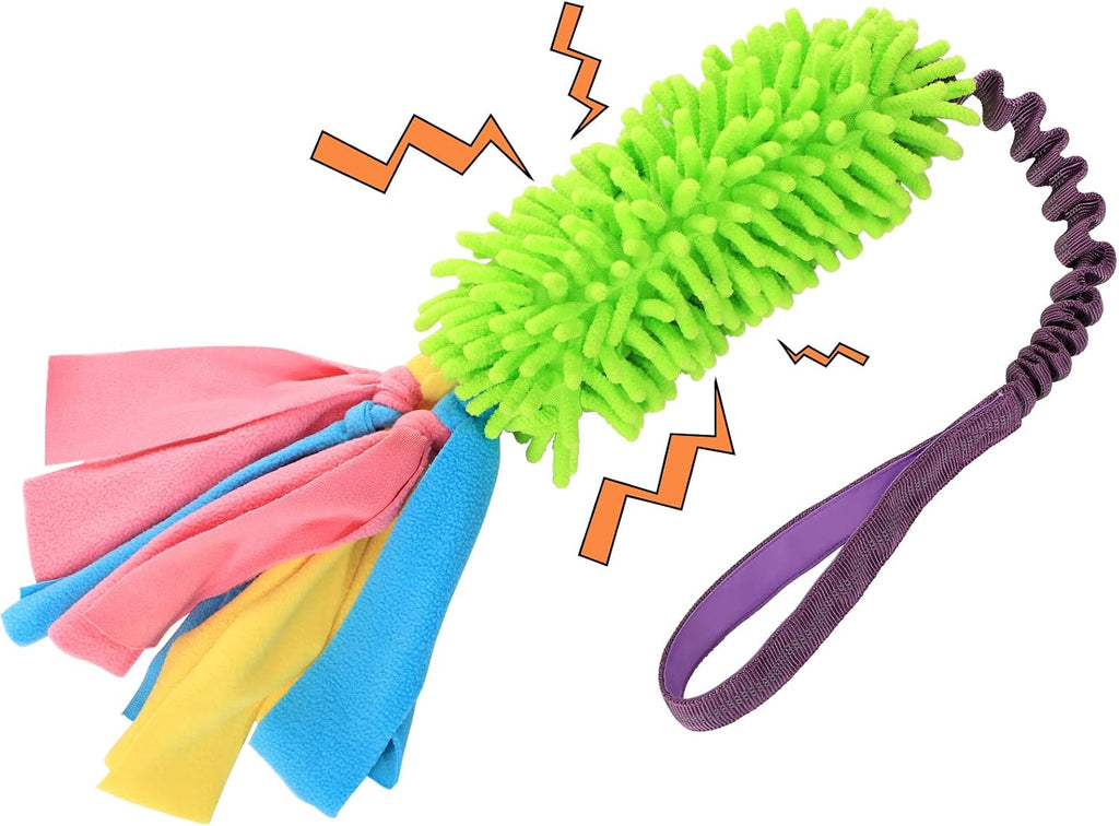Packaging view of the authentic SCHITEC imported interactive tug toy for dogs