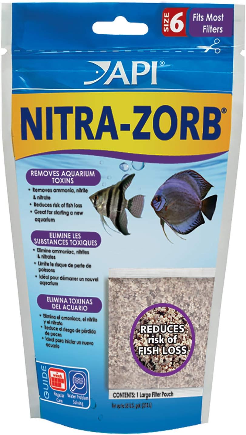 API Nitra-Zorb aquarium filter pouch front view package