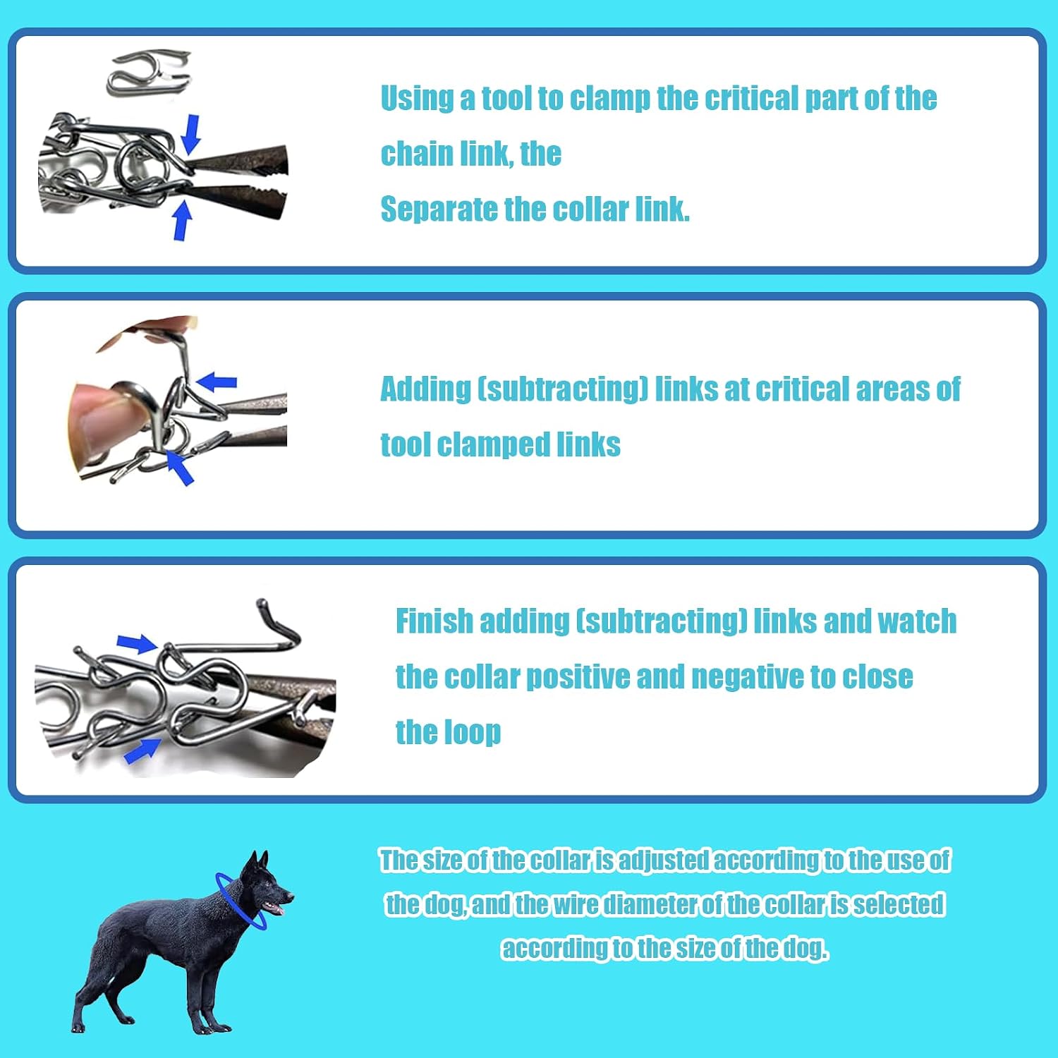 SANFENGPET no pull pet collar quick release clasp view