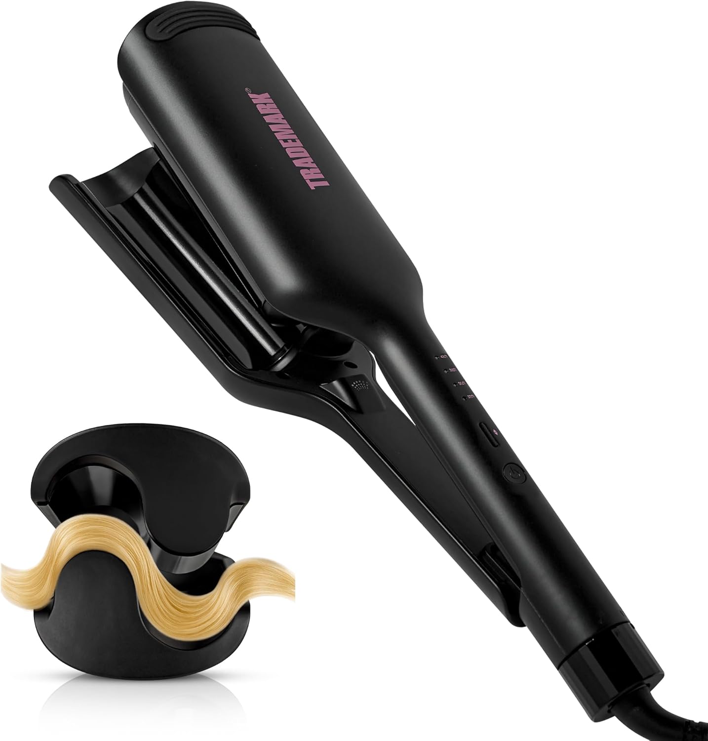 Babe Waves by Trademark Beauty double barrel hair waver front view