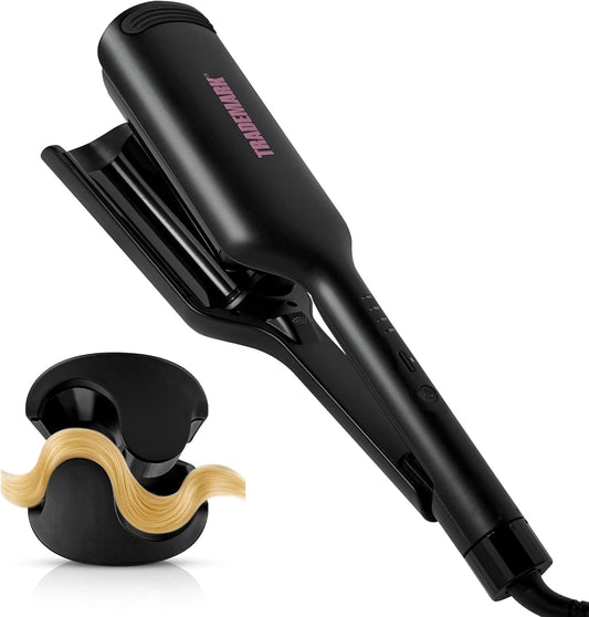 Babe Waves by Trademark Beauty double barrel hair waver front view