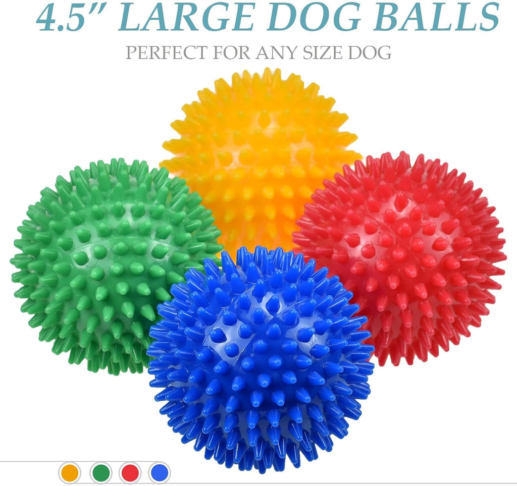 Ousiya heavy duty dog chew toy ball texture detail