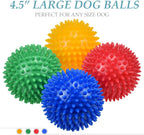 Ousiya heavy duty dog chew toy ball texture detail