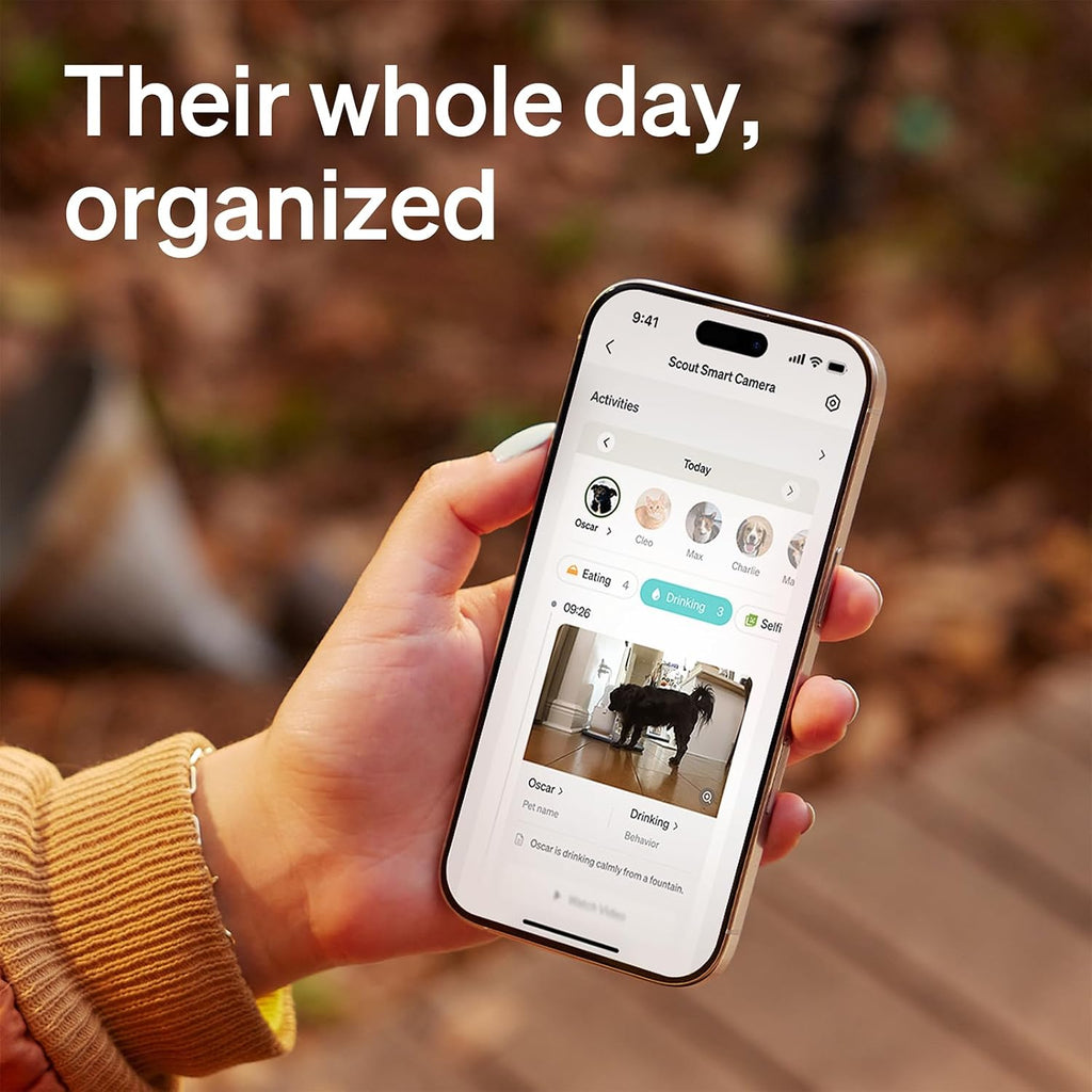 Two way audio feature on Petlibro smart pet camera