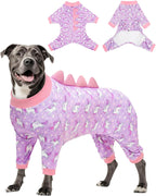 CuteBone Dinosaur Costume Dog Pajamas, Stretchy Spandex Crystal Velvet Sleepwear Coat for Small Dogs, Soft & Warm Pet Outfit Clothes for Cold Weather, Cozy Pullover Design COSP05S - Image 12