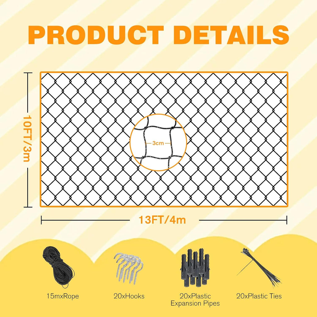 Complete installation hardware kit including hooks and ropes