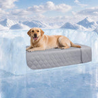 Luciphia Waterproof Cooling Mat for Dogs Couch Cover Q-MAX>0.5, Leakproof Pet Pad Non-Slip Throw Blanket for Cat Puppy Crate Bed Protector Outdoor (Cloud Grey, 30x40 inches) - Image 11