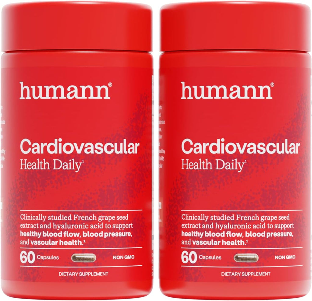 HumanN Cardiovascular Health Daily 120 Capsules front bottle view