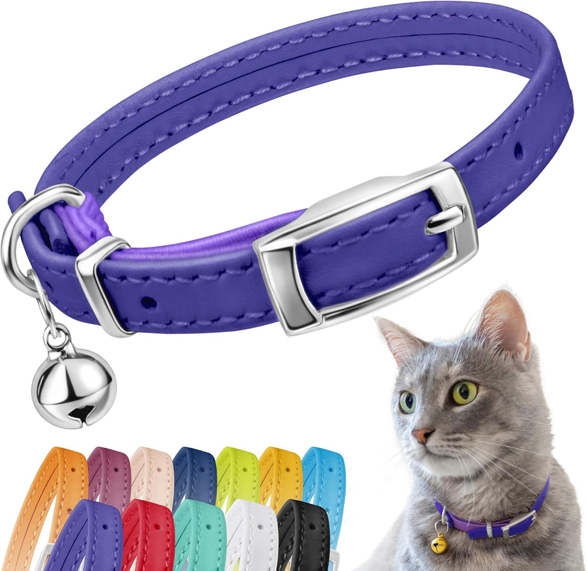 CollarDirect non-allergic pet collar designed comfortably for cats with sensitive skin