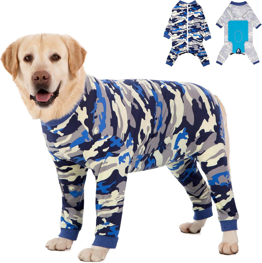 Dog Recovery Suit Full-Zipper After Post-Surgery Large Medium Dogs, Dog Bodysuit for Prevent Licking& Chewing Wounds Onesies Cone Alternative (Purple, 4X-Large) - Image 15