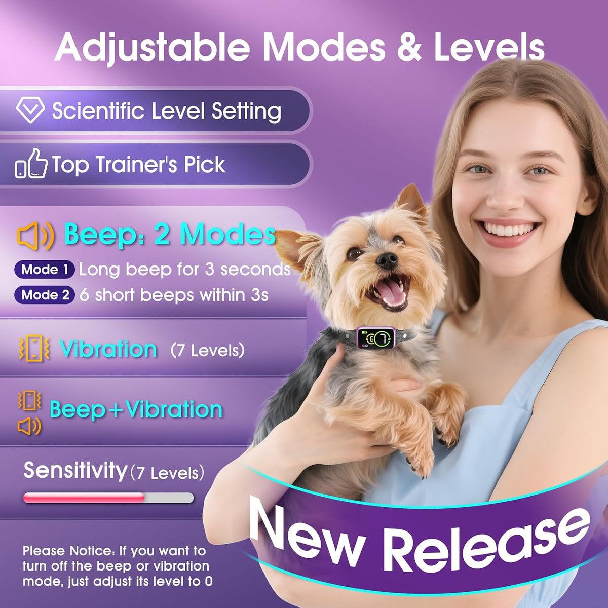 NQQHNN smart dog collar adjustable strap details