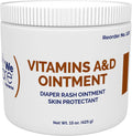 Dynarex Vitamins A and D Ointment fifteen ounce jar front view for multi-purpose skin protection