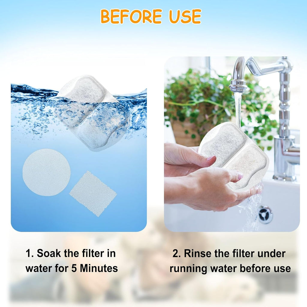 Oupuses fountain filter pack packaging display