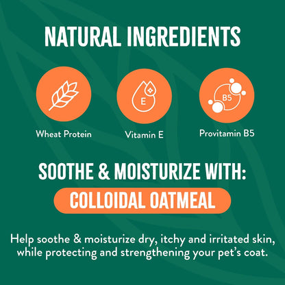 TropiClean anti itch pet spray showing the easy application nozzle for targeted skin relief