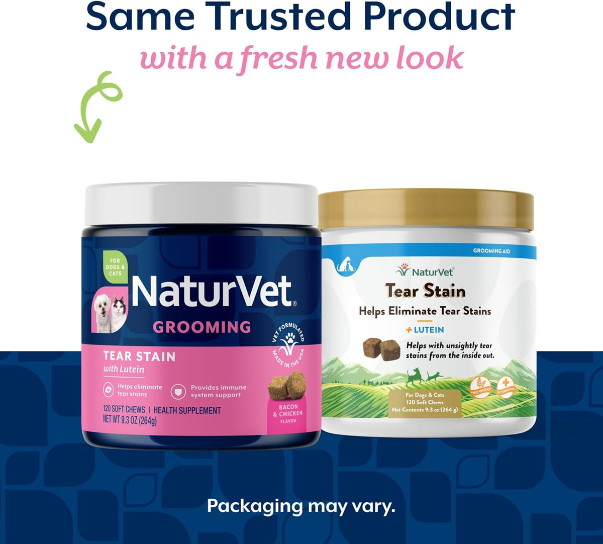 NaturVet pet tear stain soft chews for dogs and cats