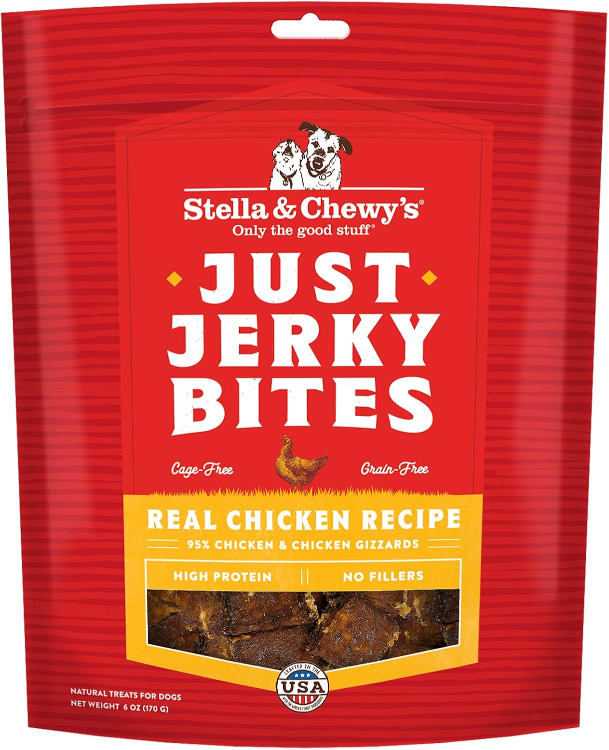 Stella & Chewy's Premium Salmon Jerky Dog Treats - 95% Real Fish Bites for Sensitive Stomachs - Natural Limited Ingredient Treats for Small and Large Dogs - No Grain, Wheat or Soy - 6 oz Bag - Image 10