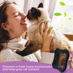 Cat litter refill bags showing comparative length and capacity