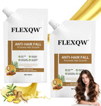 Flexqw anti hair loss shampoo bottle front view botanical formula