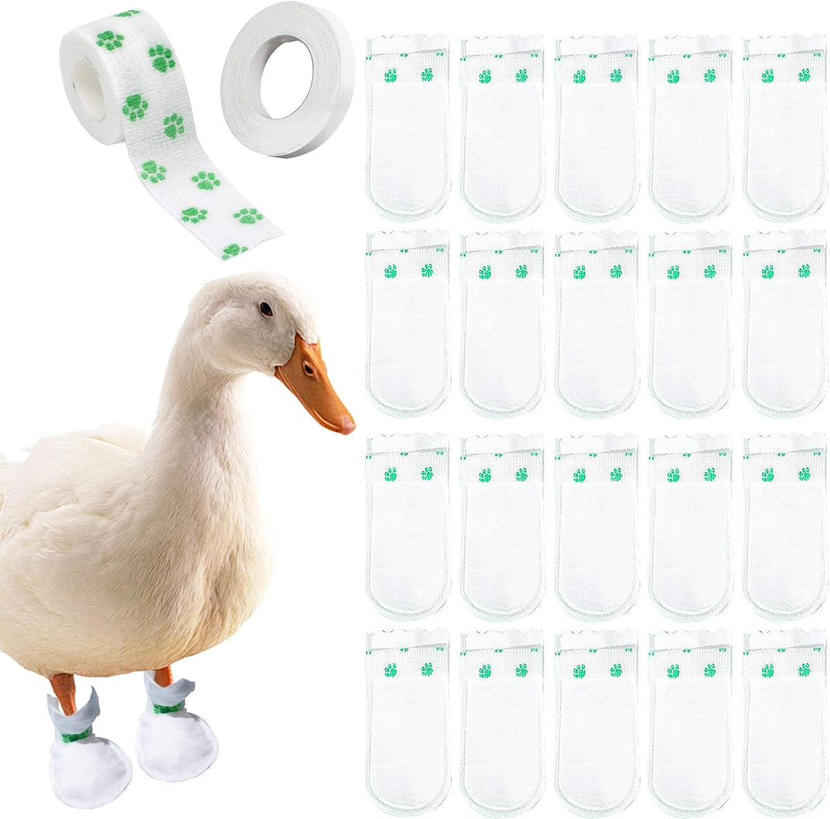 Disposable Duck Shoes for Real Ducks Feet Bumblefoot Care Supplies - Image 8