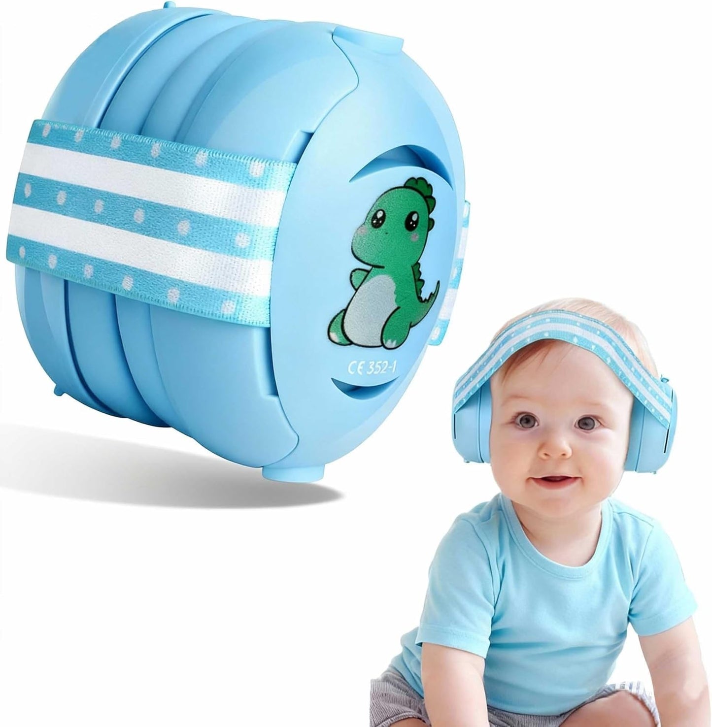 Floriogra baby noise cancelling headphones front view
