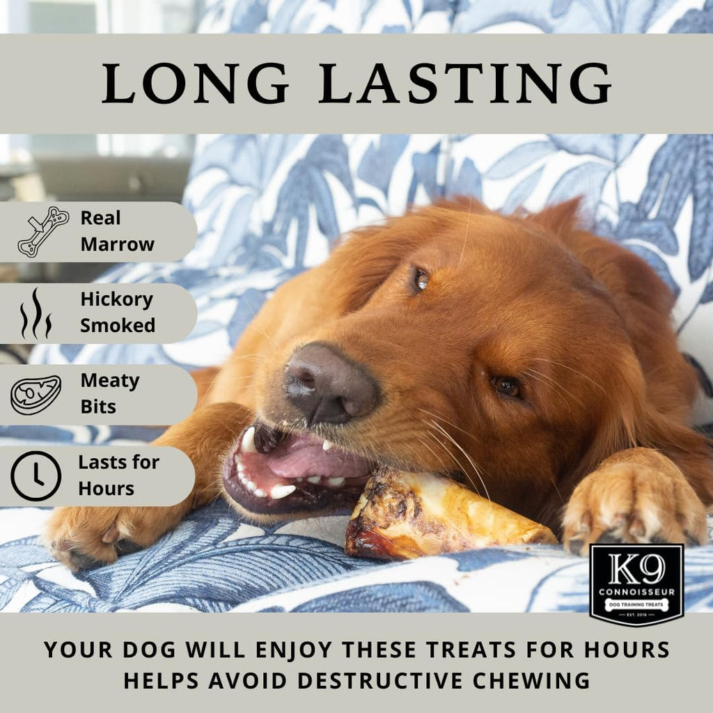 Rear packaging detailing the nutritional values and high protein content of the treats.