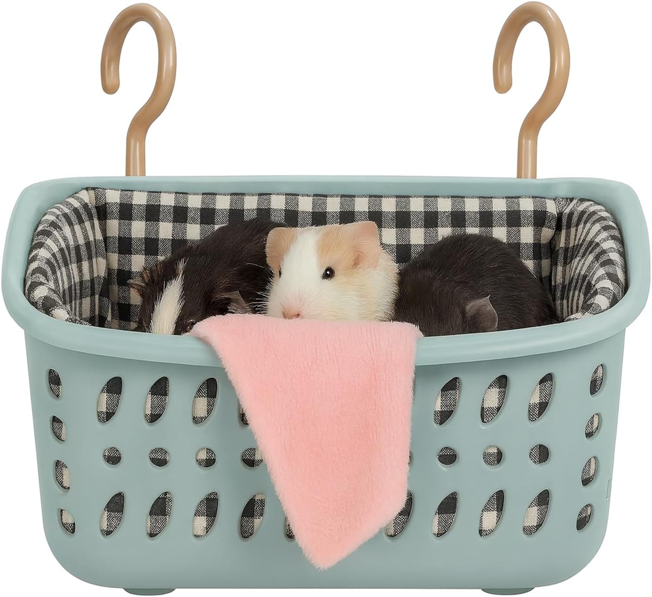 JWShang rat hammock for cage blue front view authentic imported small animal bed