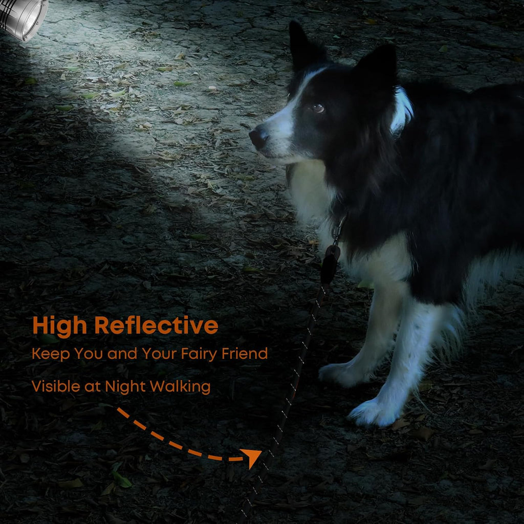 Dual 360 degree rotating metal spring clasps on both ends of the dog training rope.