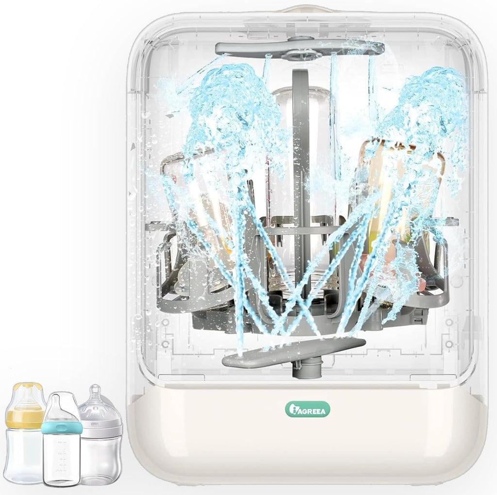 Iagreea baby bottle washer and sterilizer front view