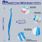 White dual sided toothbrush for small and large pets
