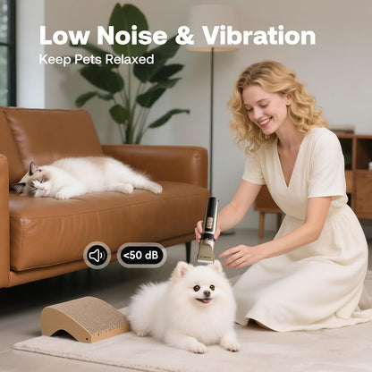 HEAPETS rechargeable pet grooming kit accessories