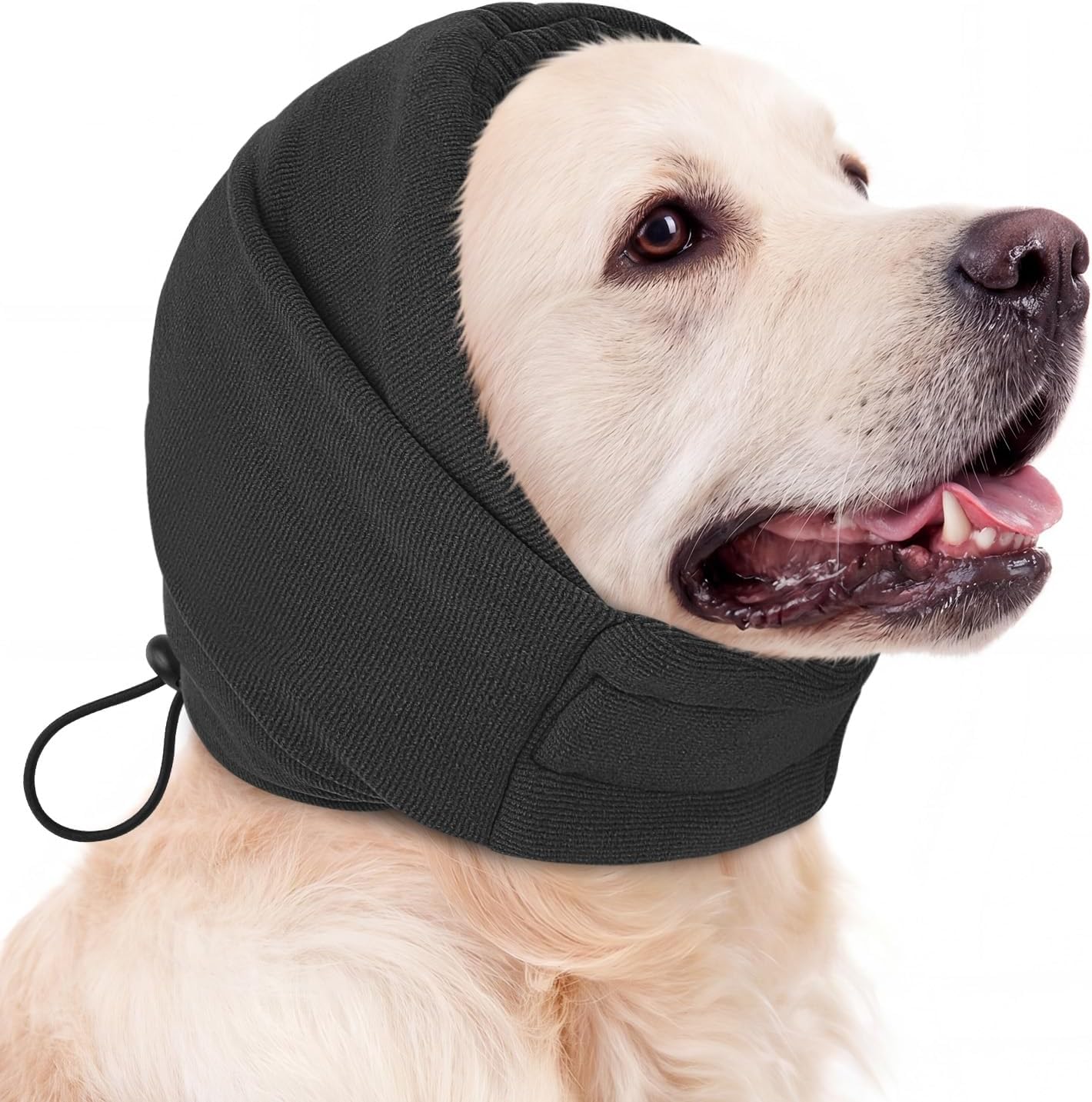 AOFITEE Dog Calming Hoodie - Anti-Slip Dog Ear Muffs Cover for Noise Anxiety, No Shake Ear Wrap for Dogs Hematoma, Adjustable Dogs Headband for Grooming, Fireworks, Thunderstorms, LightPink L - Image 11