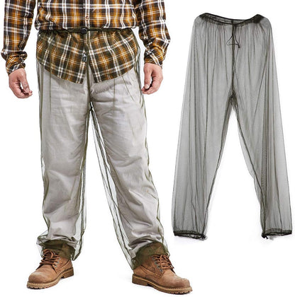 Ackeivto mosquito pants outdoor green front view