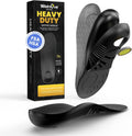 Welnove Plantar Fasciitis Insoles front view showing high arch support curve.