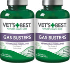 Vet's Best Gas Busters Dog Supplements - Gas, Bloating, Constipation Relief and Digestion Aid for Dogs - 90 Chewable Tablets - Image 9