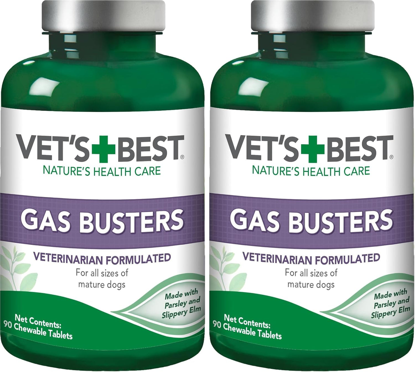 Vet's Best Gas Busters Dog Supplements - Gas, Bloating, Constipation Relief and Digestion Aid for Dogs - 90 Chewable Tablets - Image 9