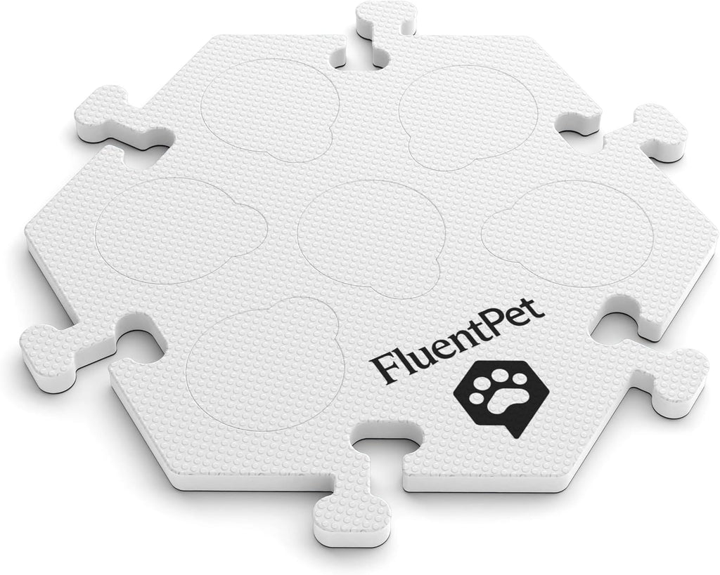 FluentPet HexTile - Red | Accessory Dog and Cat Button Learning Kits | Can Hold Up to 6 Buttons | Soft, Durable, and Non-Slip | Gift for Pet Lovers | Comes in 12 Colors - Image 15