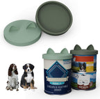 Ohmo pet food can lids front view with 12.5 to 14 ounce can