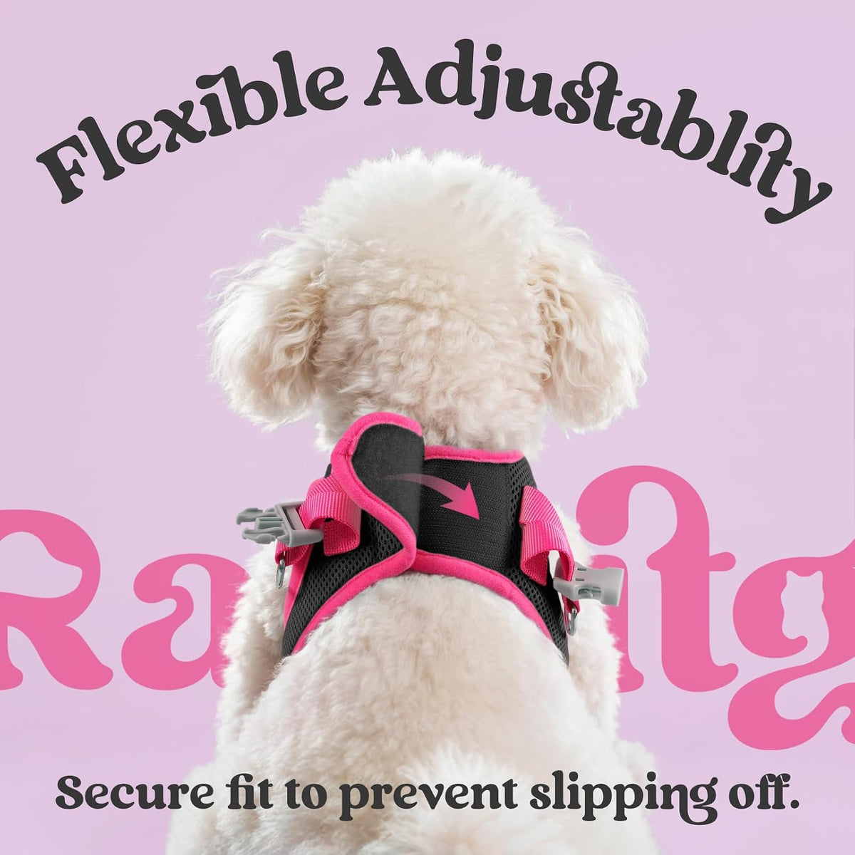 Rabbitgoo secure quick release buckle pet walking harness