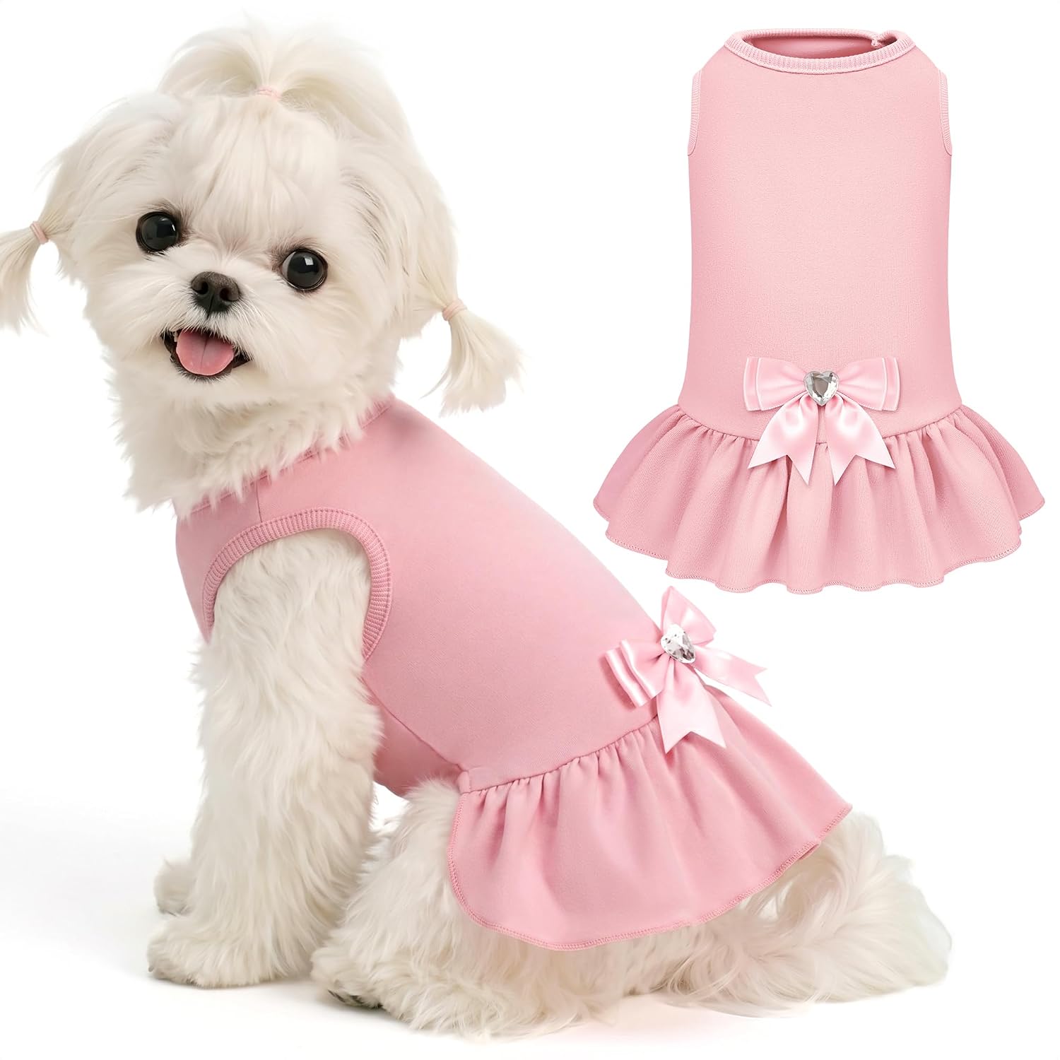 WOYYHO high cut waist puppy dress close up view