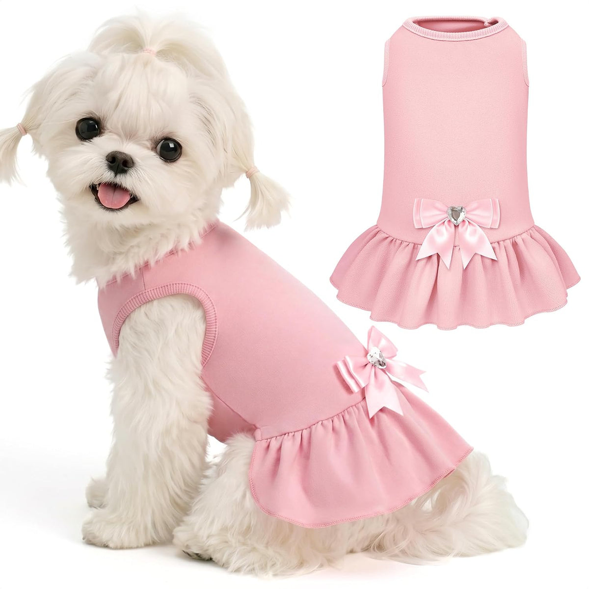 WOYYHO high cut waist puppy dress close up view