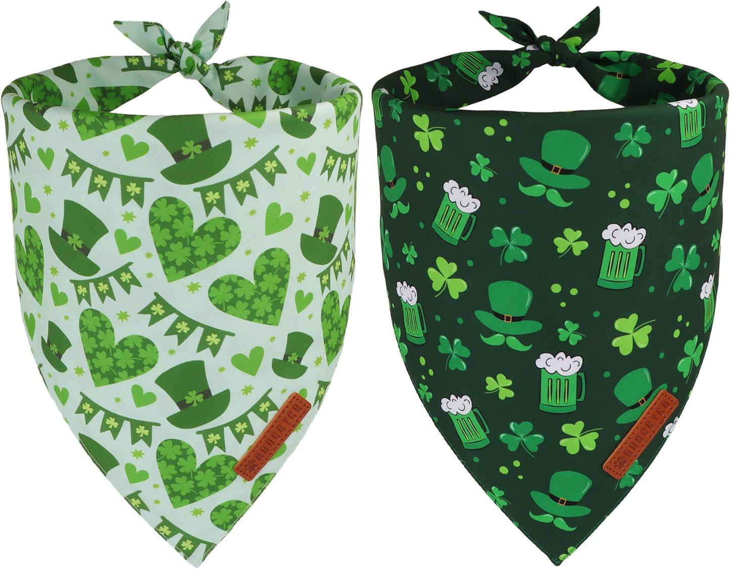 USA imported premium festive dog neck scarf packaging view