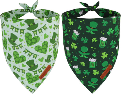 USA imported premium festive dog neck scarf packaging view